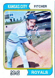 1974 Topps Baseball Cards      017      Doug Bird RC